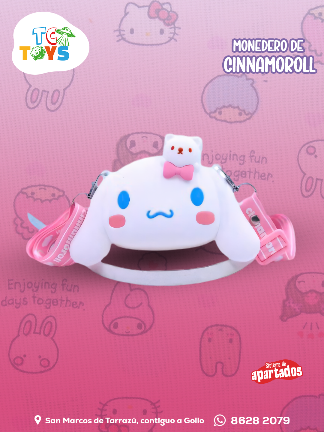 Monedero de Hule Cinnamoroll.