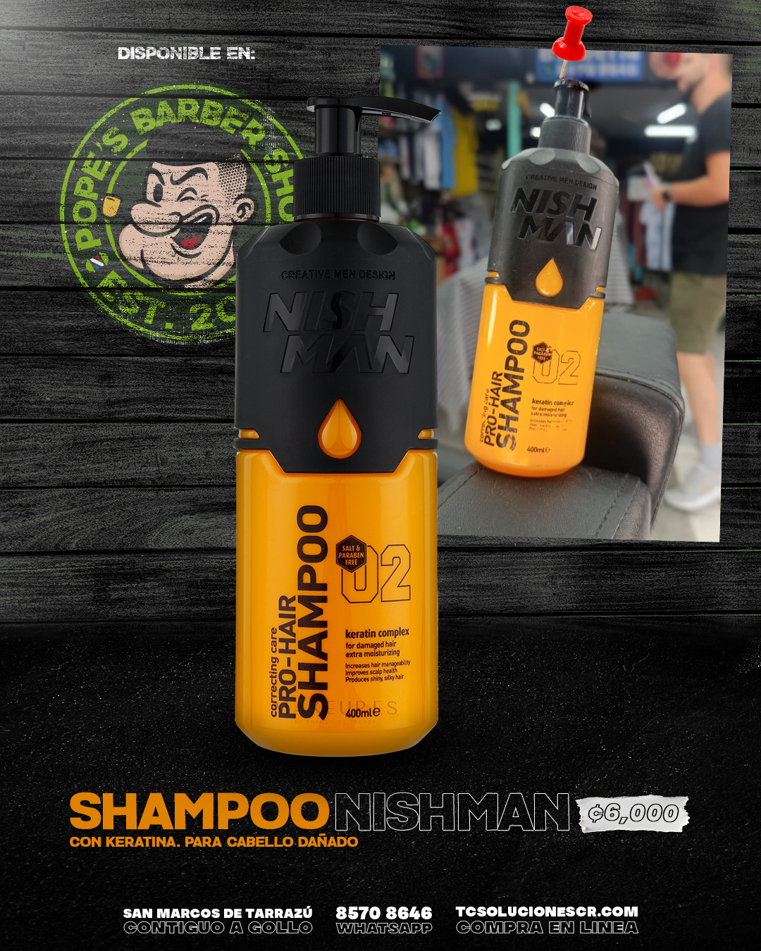 Shampoo Nish Man Pro-Hair 02.