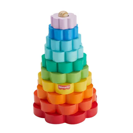 Fisher-Price Juguete para Apilar Aritos de Madera.