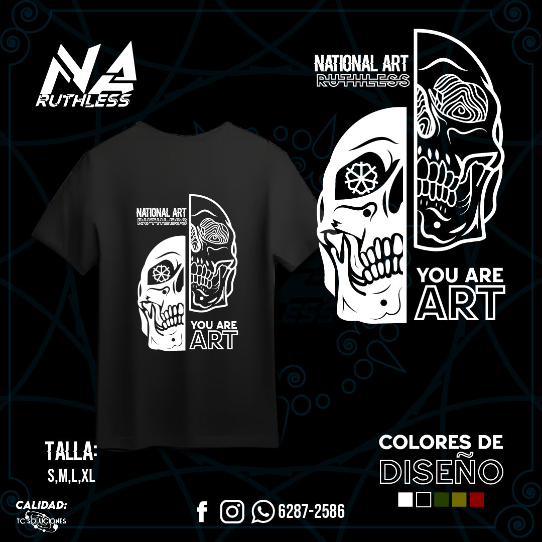 Camisa Blanca y Negra