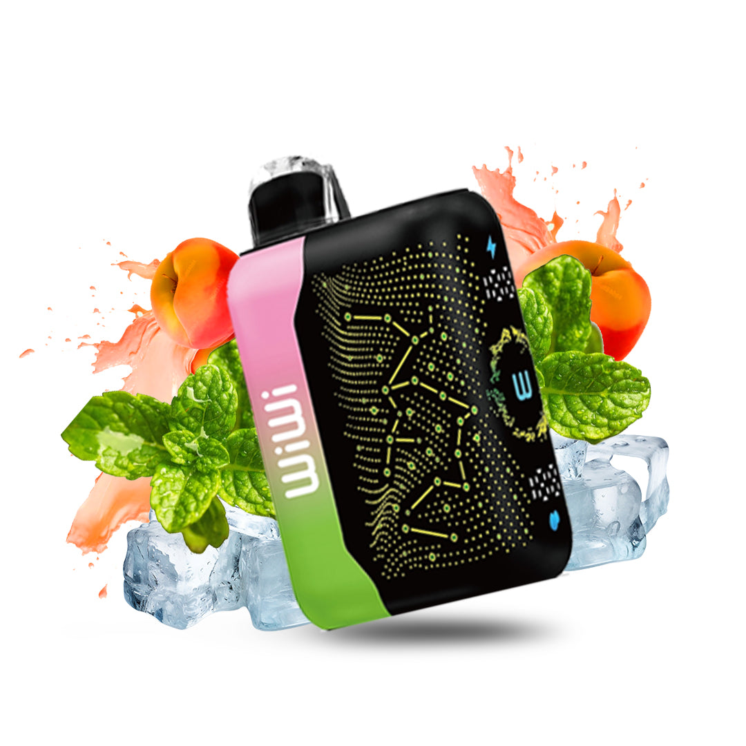 Wiwi Plus Peach Mint 32000 puffs.