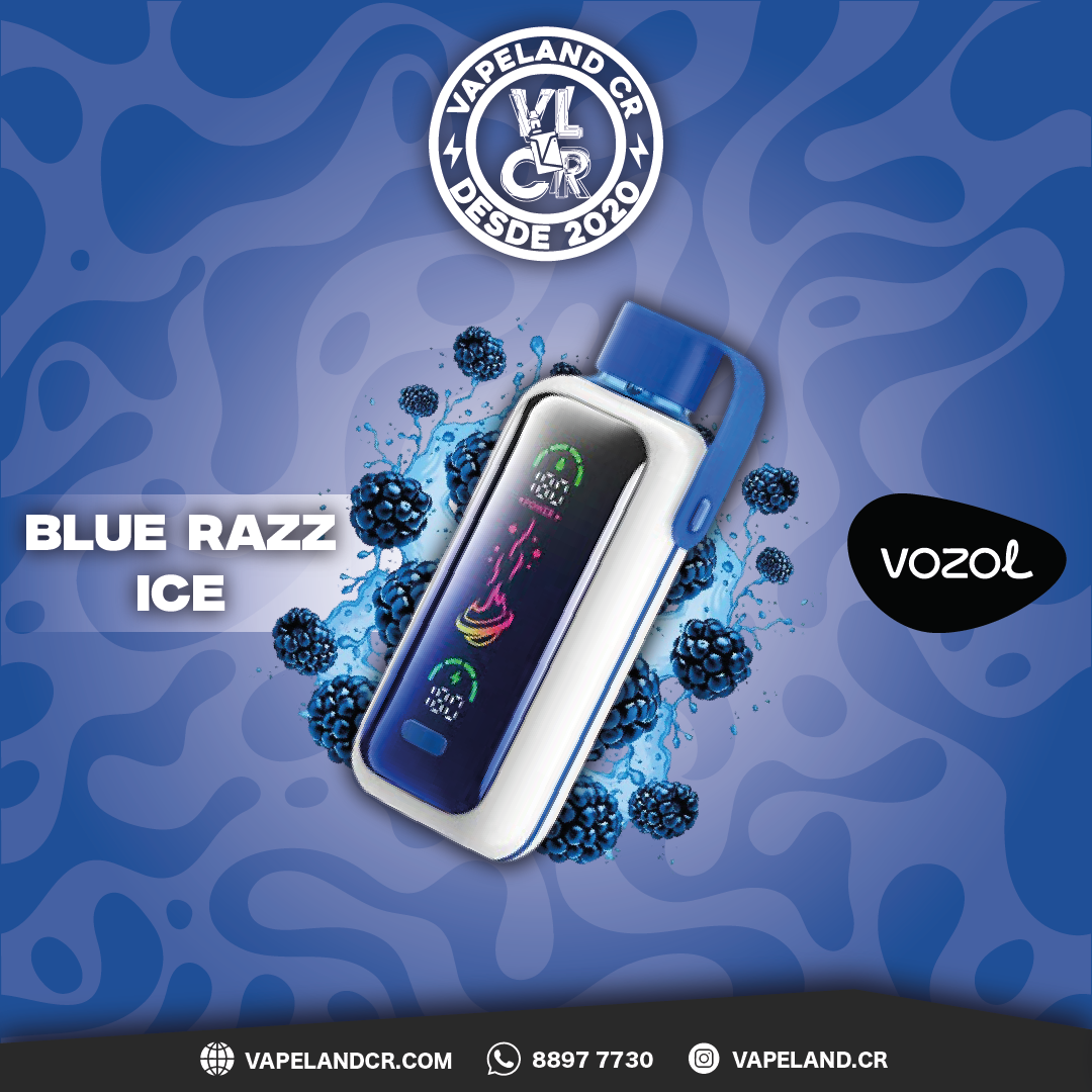 Vozol Star Blue Razz Ice 20000 puffs.