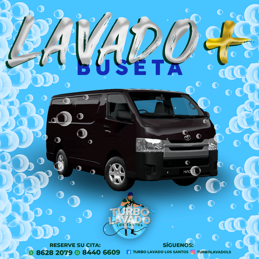 Lavado de Buseta 12 pasajeros