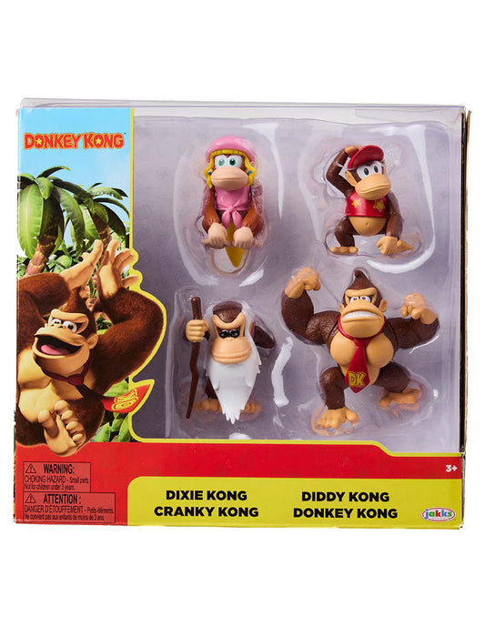 Set de Figuras Nintendo Donkey Kong Jakks.