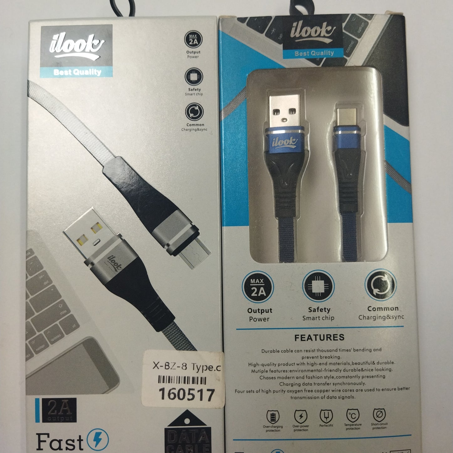 Ilook, Data Cable Type-C 2A, modelo X-BZ-8