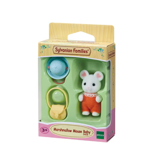 Sylvanian Families Bebé Ratón Marshmallow.
