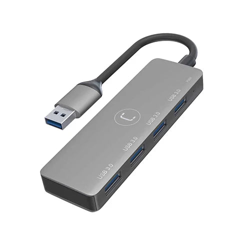 Hub Unno Tekno HB1011GY 4 salidas USB.