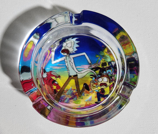 Cenicero Rick y Morty de Vidrio.