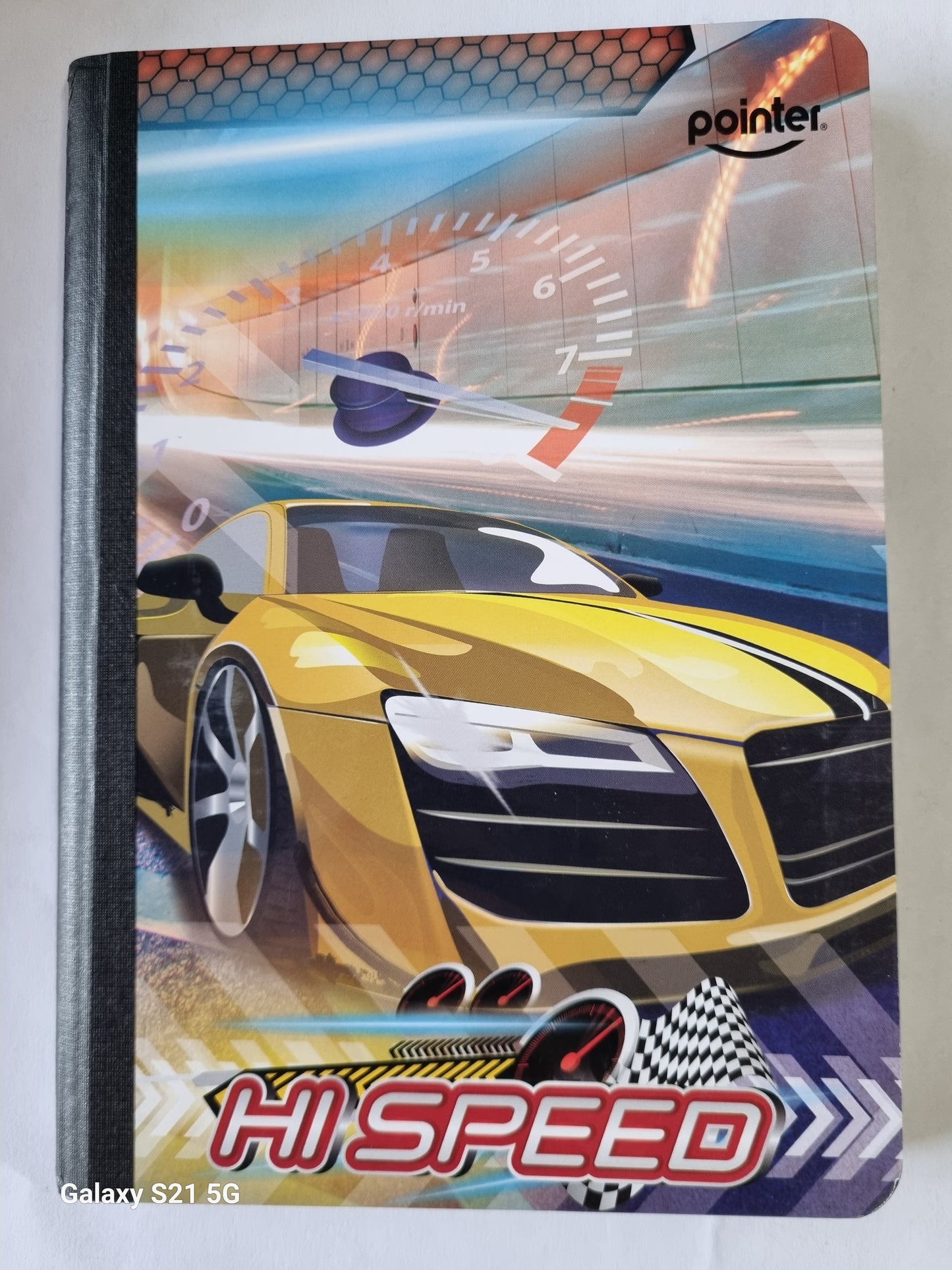 Cuaderno cosido carros Pointer.