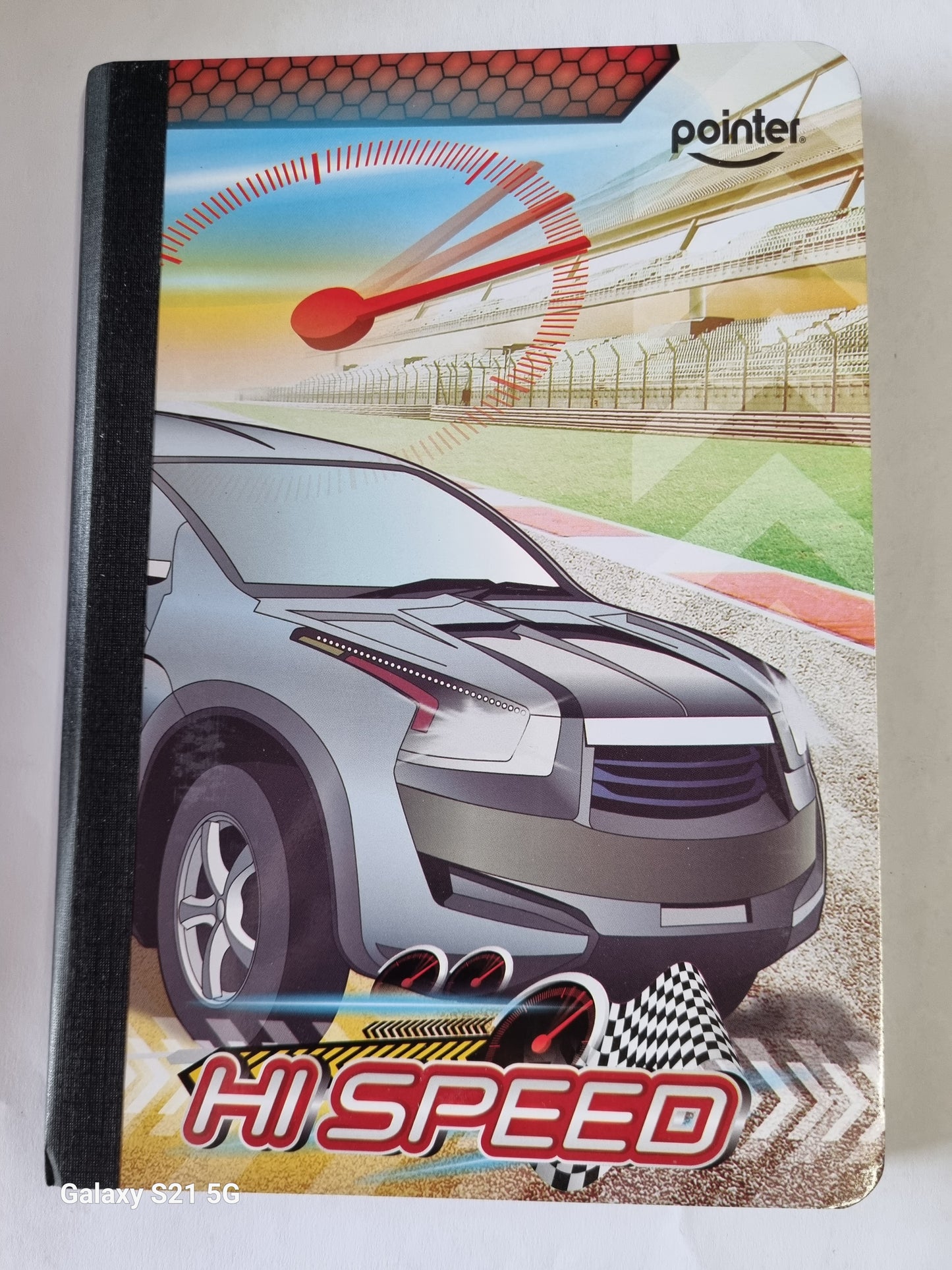 Cuaderno cosido carros Pointer.