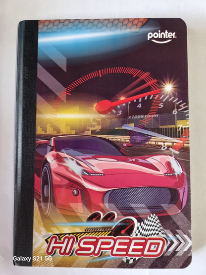 Cuaderno cosido carros Pointer.