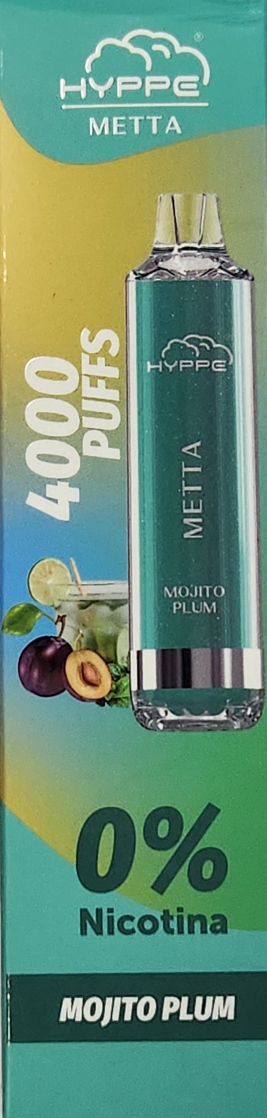 Hyppe Metta Mojito Plum 4000 puffs 0%.