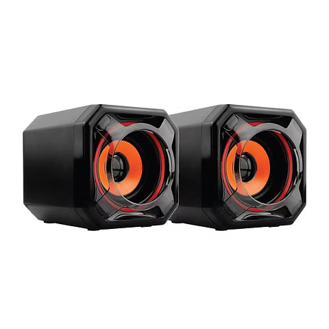 Parlantes para Computadora ArgomTech Volcano Bass Stereo ARG-SP-1049BK.