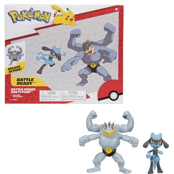2 Figura Pokémon Battle Figure Jazware.