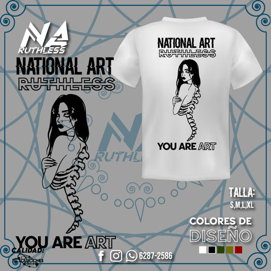 Camisa Blanca y Negra