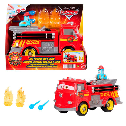 Combate Incendios con Rojo y Guido Mattel.