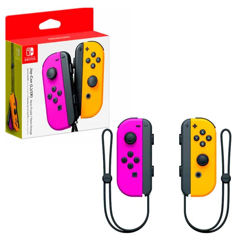 Control Nintendo Switch Original Joy-Con Neón Purple/Neón Orange.