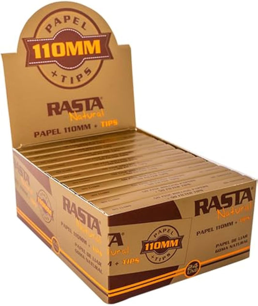 Boletas Rasta Natural 110mm King Size.