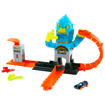 Pista Hot Wheels Ataque de Gorila.