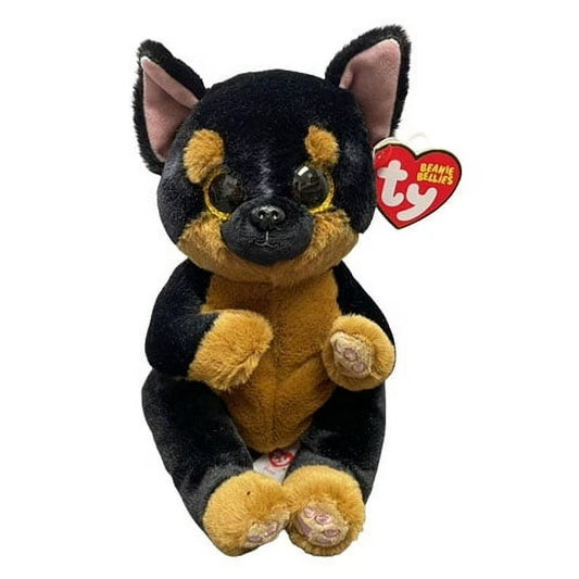 Peluche TY Beanie Bellies Perro Fritz.