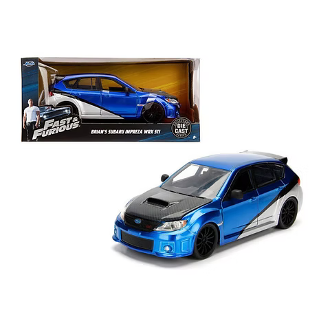 Rápidos y Furiosos Jada Brian's Subaru Impreza WRX STI 1:24.