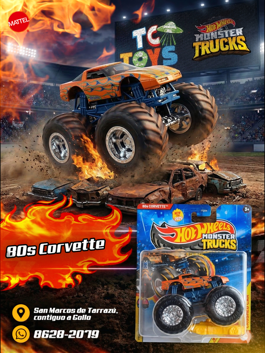 Hot Wheels Monster Trucks 80s Corvette.