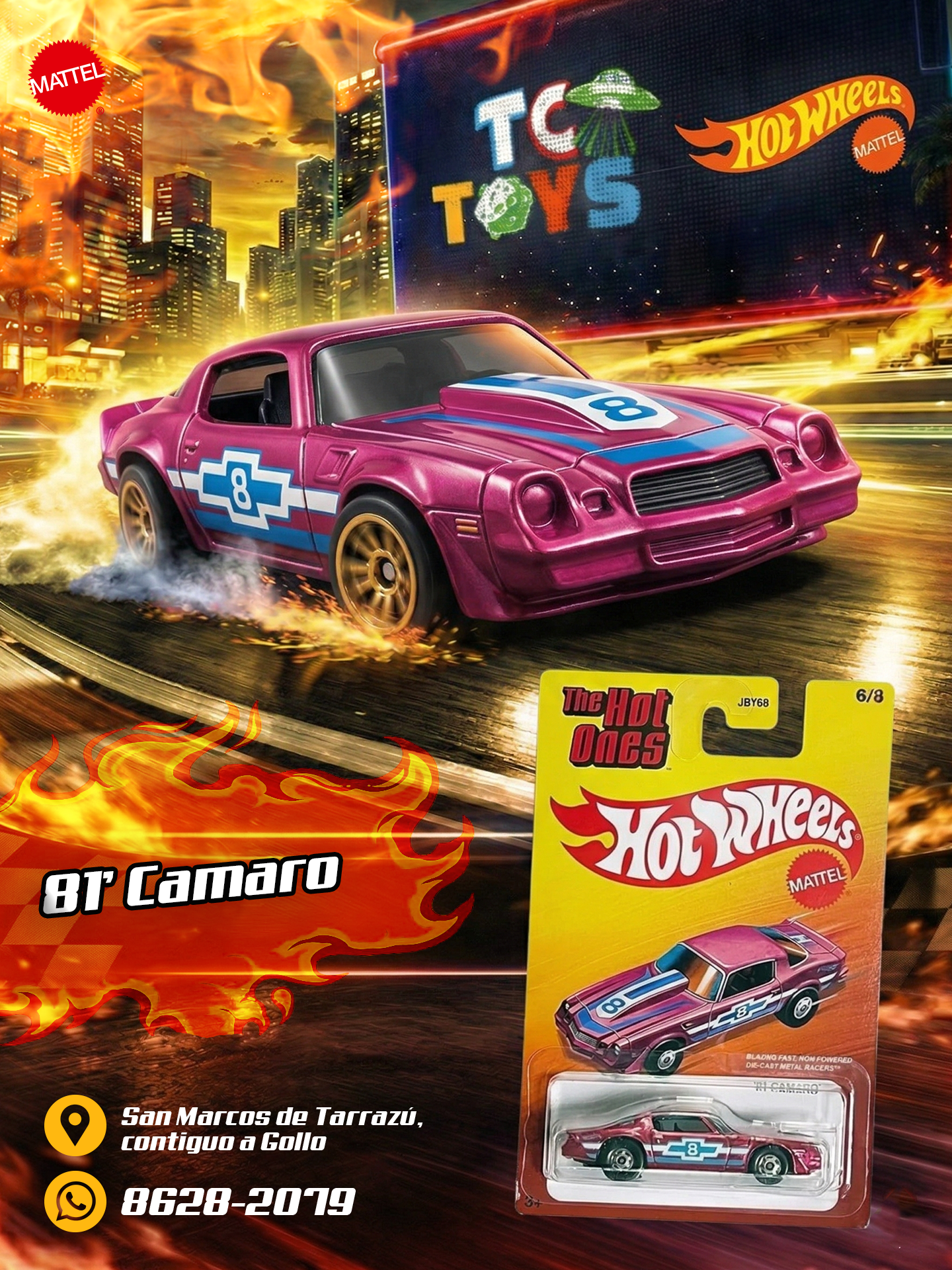 Hot Wheels The Hot Ones 81 Camaro.