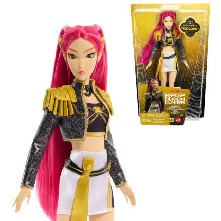 KPOP Demon Hunters Huntrix Cantante Mira ¨Golden¨ Mattel.