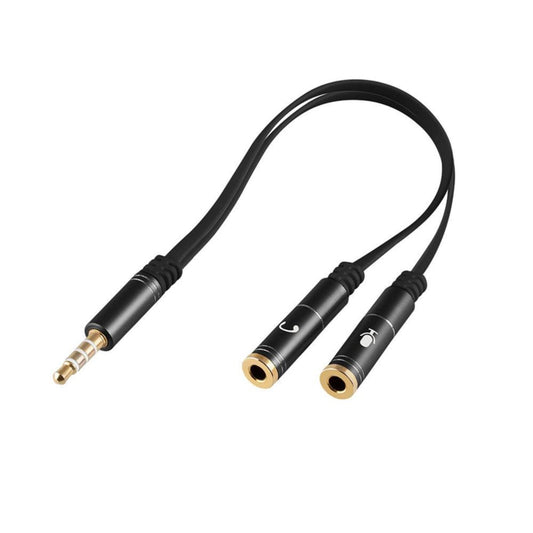 Adaptador ArgomTech 3.5mm macho a doble 3.5mm hembra ARG-CB-0029.