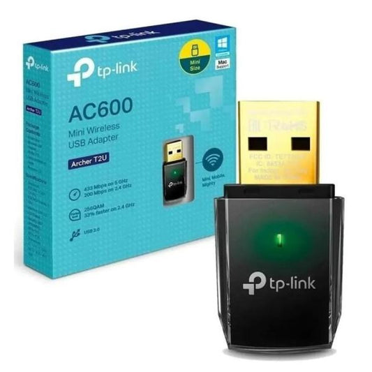 Adaptador Tp-Link Mini Inalámbrico USB AC600 Archer T2U.