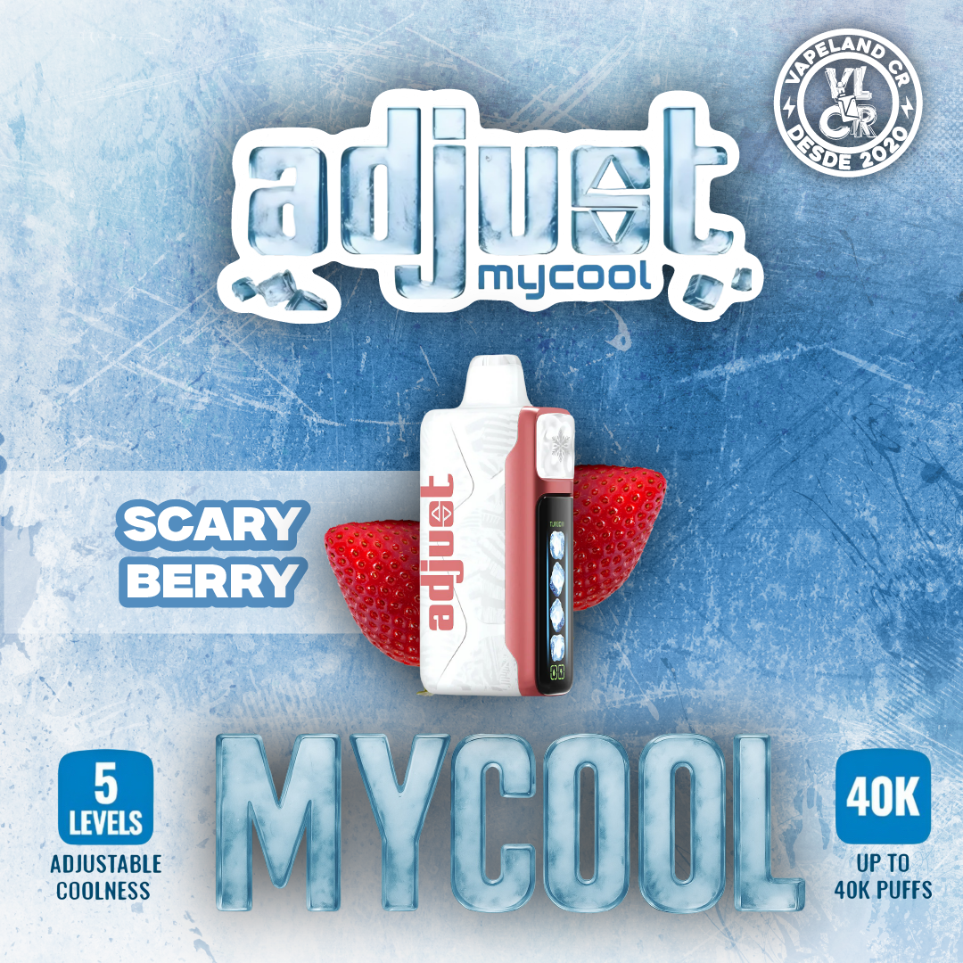 Adjust Mycool Scary Berry 40000 puffs.