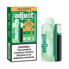 Adjust Mysour Sour Grapple 40000 puffs.