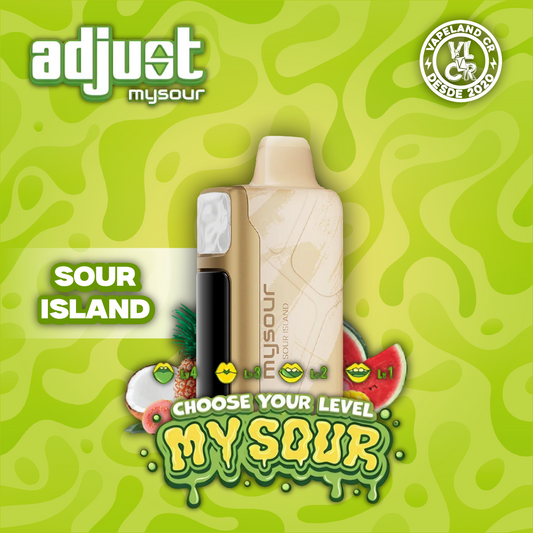 Adjust Mysour Sour Island 40000 puffs.