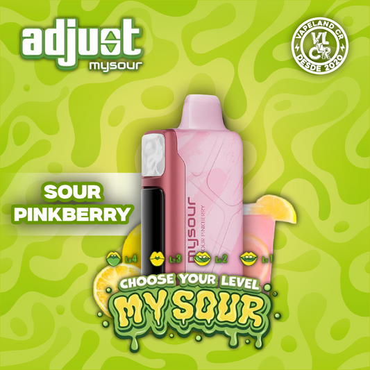 Adjust Mysour Sour Pinkberry 40000 puffs.