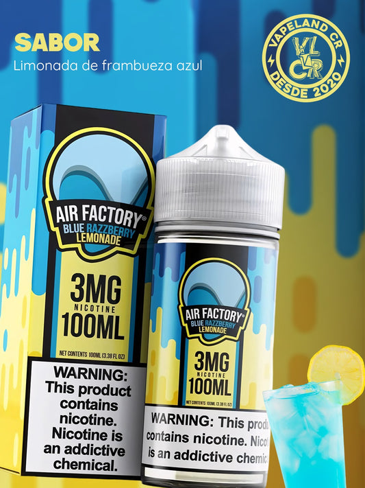 Air Factory Blue Razzberry Lemonade 3mg.