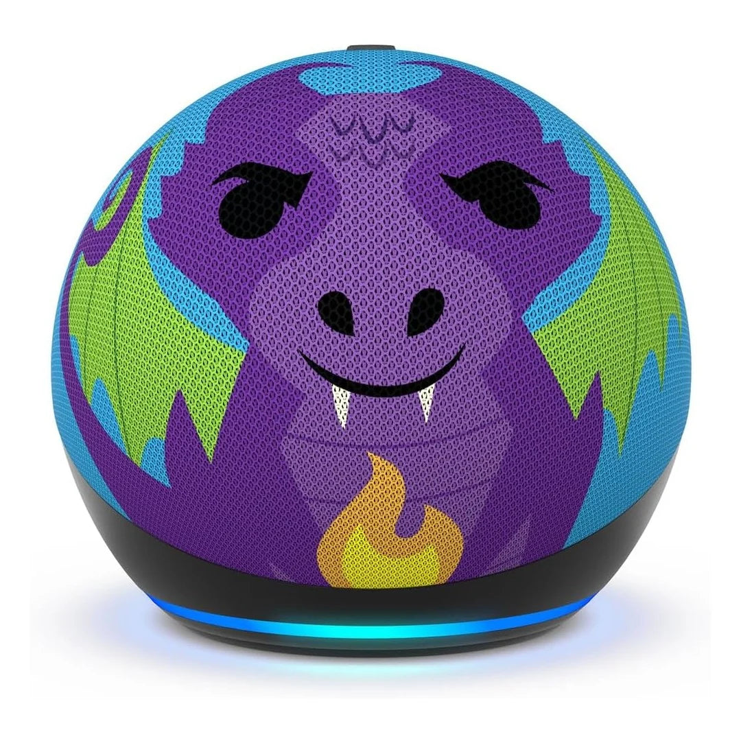 Alexa Amazon Echo Dot Kids Dragón.