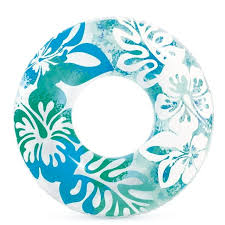 Anillo Flotador Inflable Intex Celeste.