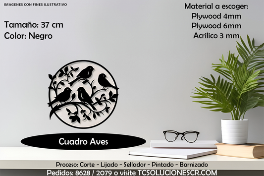 Cuadro Aves