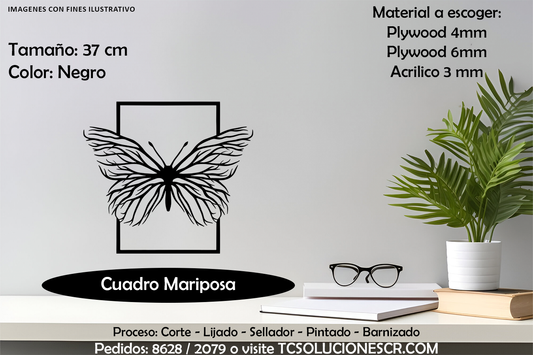 Cuadro Mariposa