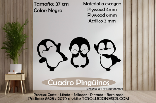 Cuadro Pingüinos