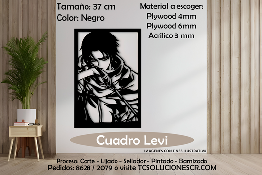 Cuadro Attack Of Titan Levi