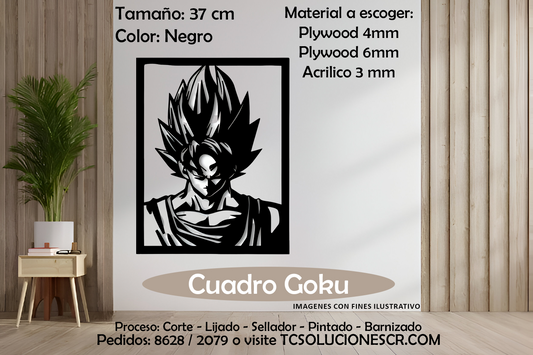 Cuadro DBZ Goku 1