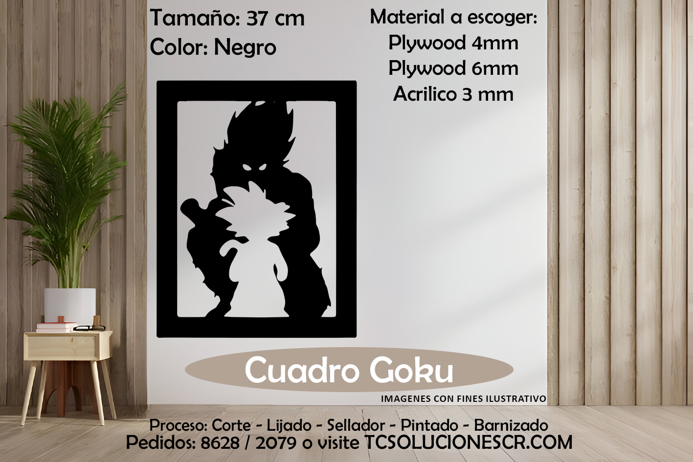 Cuadro DBZ Goku 4