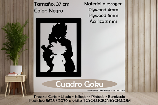 Cuadro DBZ Goku 4
