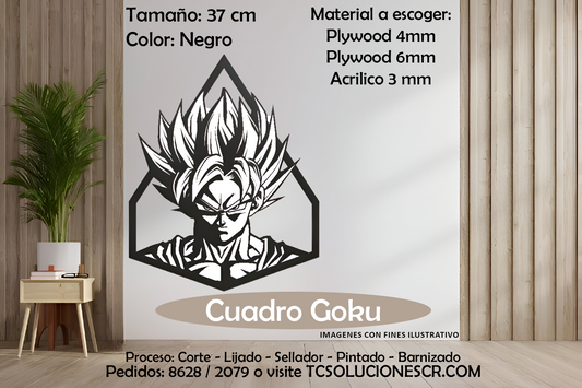 Cuadro DBZ Goku 2