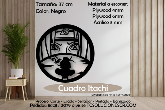 Cuadro Naruto Itachi 1