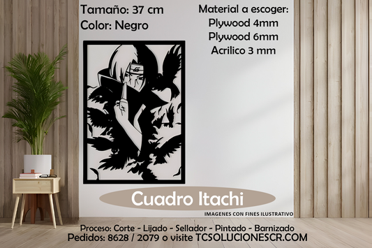 Cuadro Naruto Itachi 2