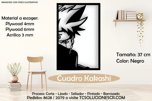 Cuadro Naruto Kakashi 1