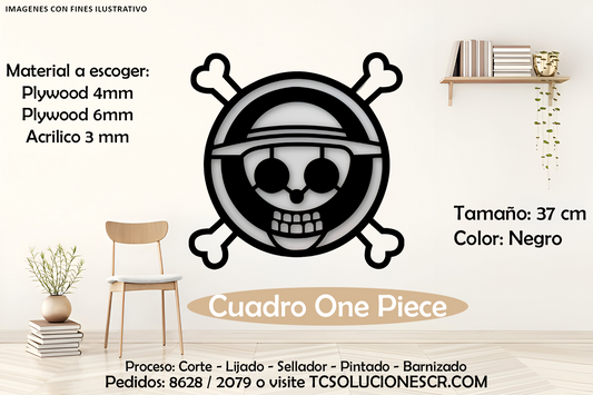 Cuadro One Peace Logo