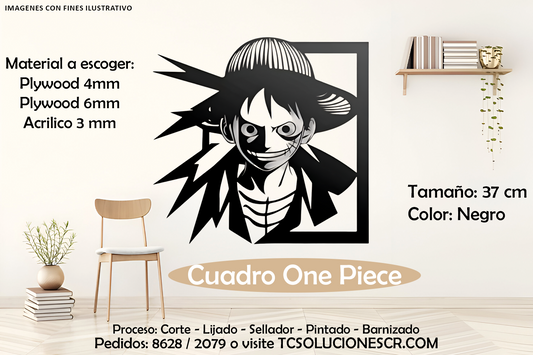 Cuadro One Peace Luffy 1